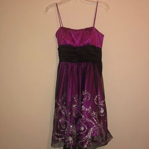 Homecoming Spaghetti Strap Short Dress